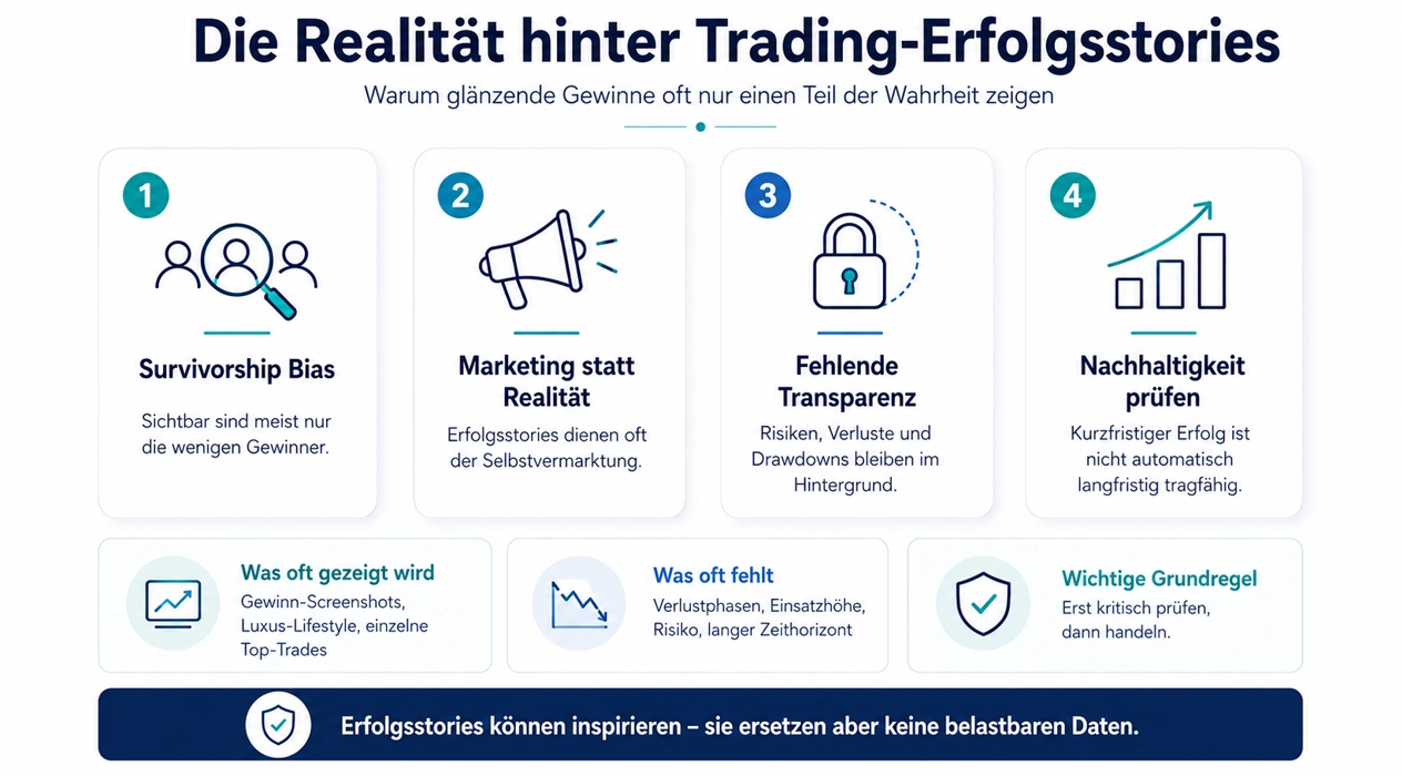 Trading-Erfolgsstoriers und ihre Realit&auml;t